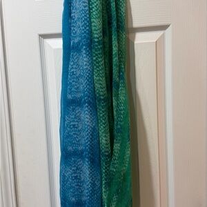 Elegant Blue and Green Scarfs